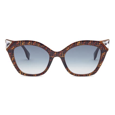 fendi occhiali da sole iridia|Fendi Women's Iridia Rimless Bottom Sunglasses, Gold/Multi .